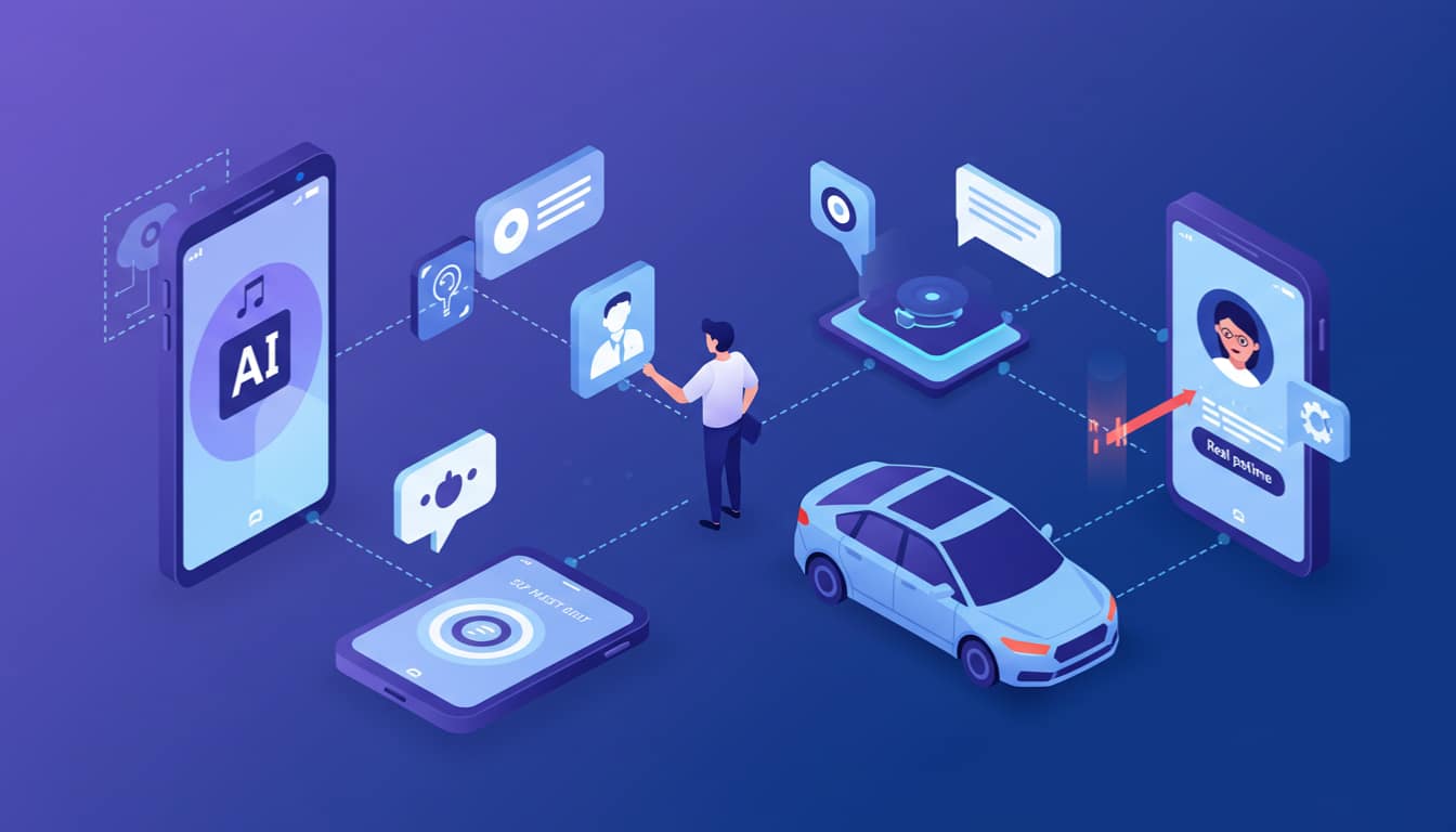 Inteligência Artificial presente no cotidiano com aplicações em smartphones, carros autônomos e dispositivos inteligentes conectados