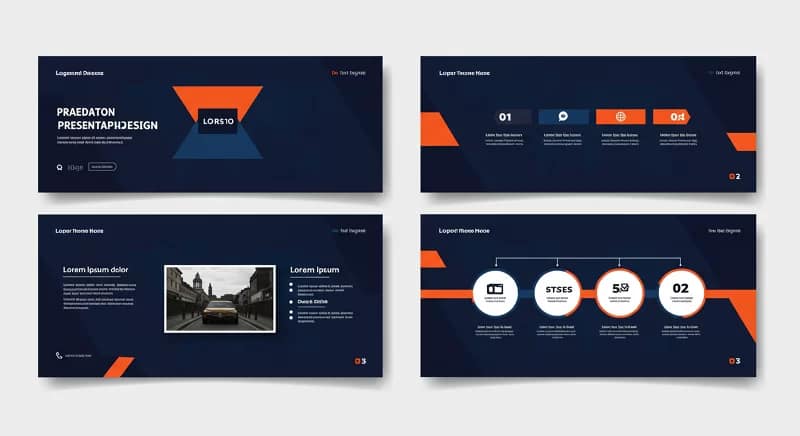 Slide de apresentação com design profissional e branding consistente criado com Gamma IA.